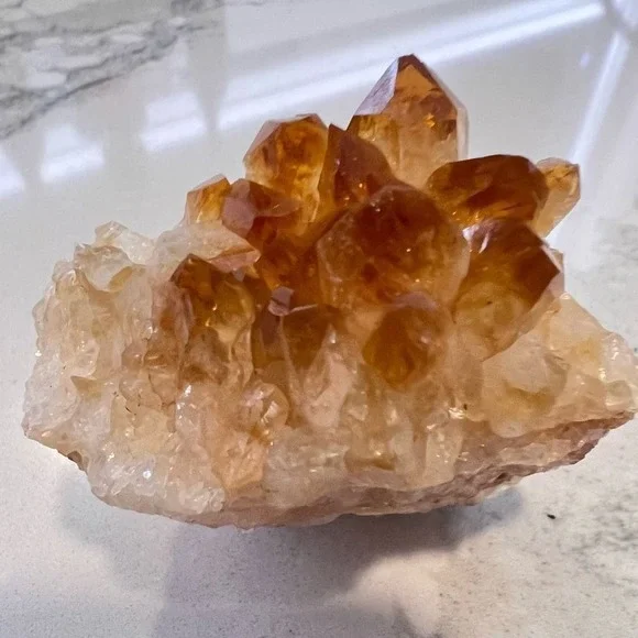 Vibrant Heat Treated Amethyst Druzy Crystal Cluster Meditation Home Desk Decor - Picture 3 of 14